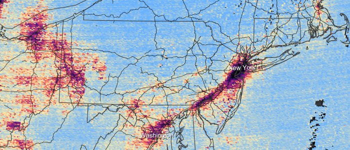 Initial Glimpse from NASA’s Fresh Air Pollution Satellite
